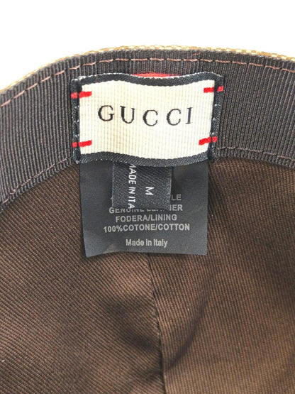 Gucci グッチ GGキャンバスベースボールキャップ ベージュ 管理番号：11514