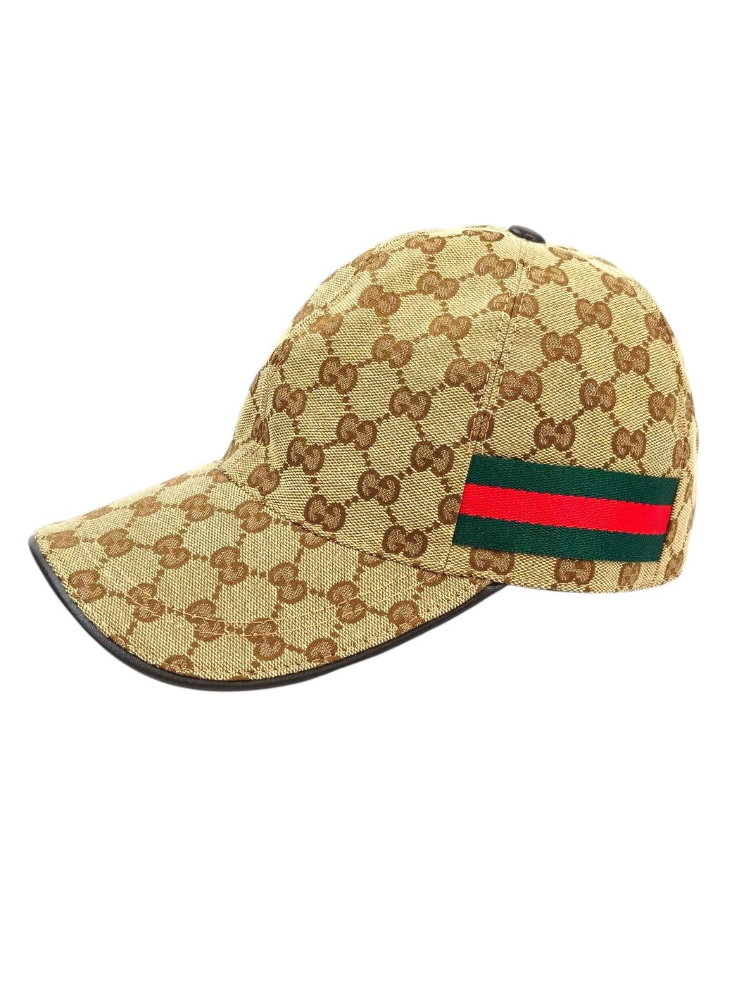 Gucci グッチ GGキャンバスベースボールキャップ ベージュ 管理番号：11514