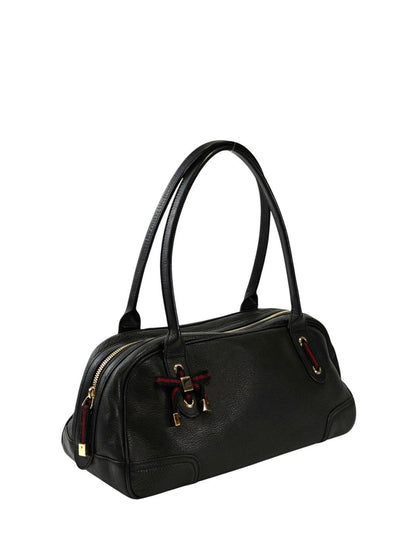 Gucci グッチ プリンシー シェリーラインリボン付き ハンドバッグ ブラック 管理番号：11720