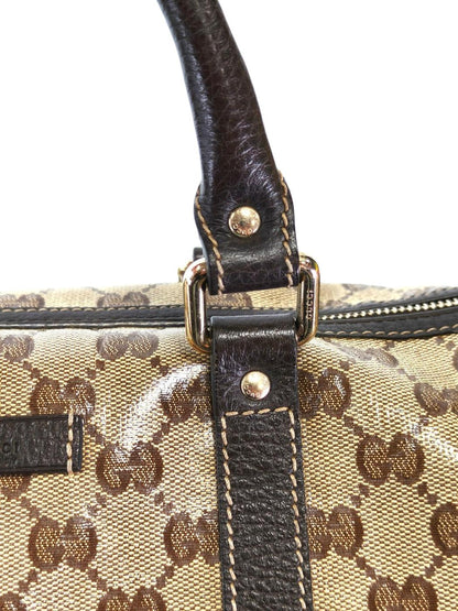 Gucci 古驰 GG Crystal Joy 波士顿包 棕色 商品编号：11730