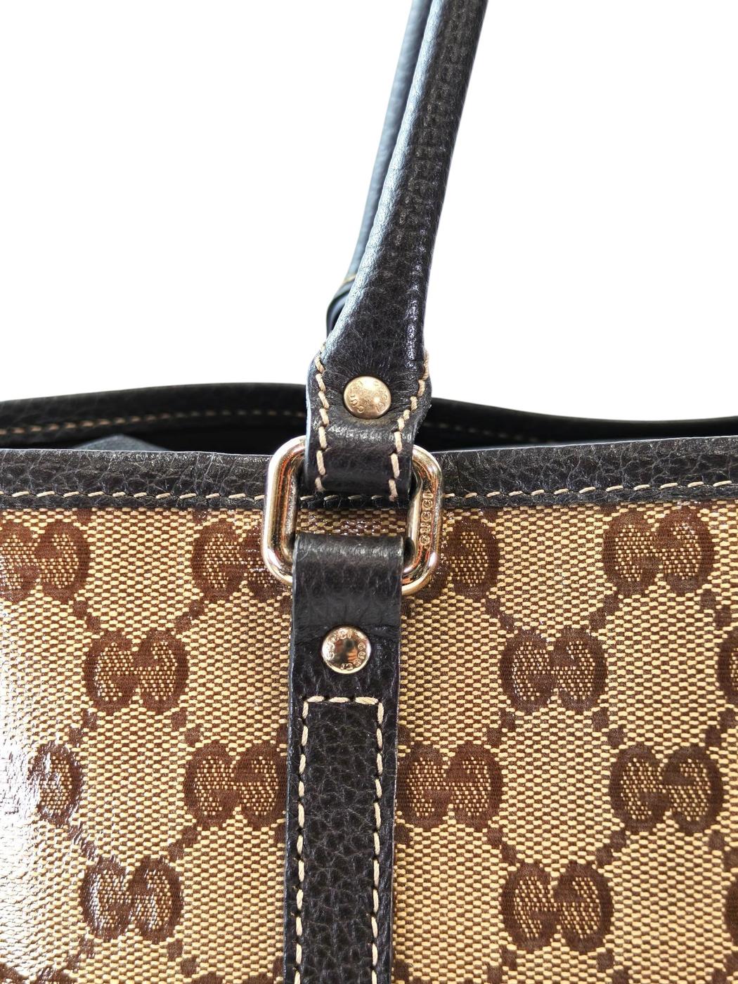 Gucci 古驰 GG水晶 Joy 托特包 棕色 管理编号：11731