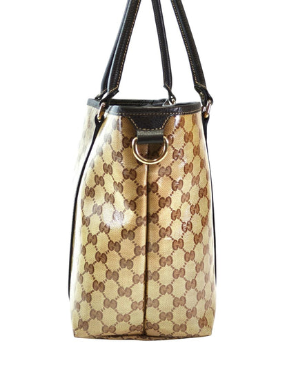Gucci 古驰 GG水晶 Joy 托特包 棕色 管理编号：11731