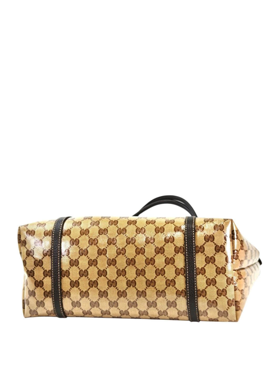 Gucci 古驰 GG水晶 Joy 托特包 棕色 管理编号：11731