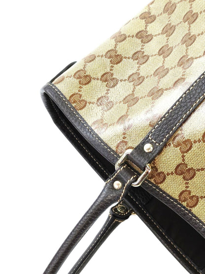 Gucci 古驰 GG水晶 Joy 托特包 棕色 管理编号：11731