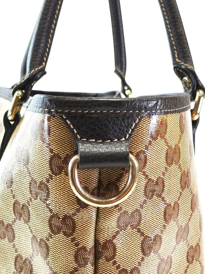 Gucci 古驰 GG水晶 Joy 托特包 棕色 管理编号：11731