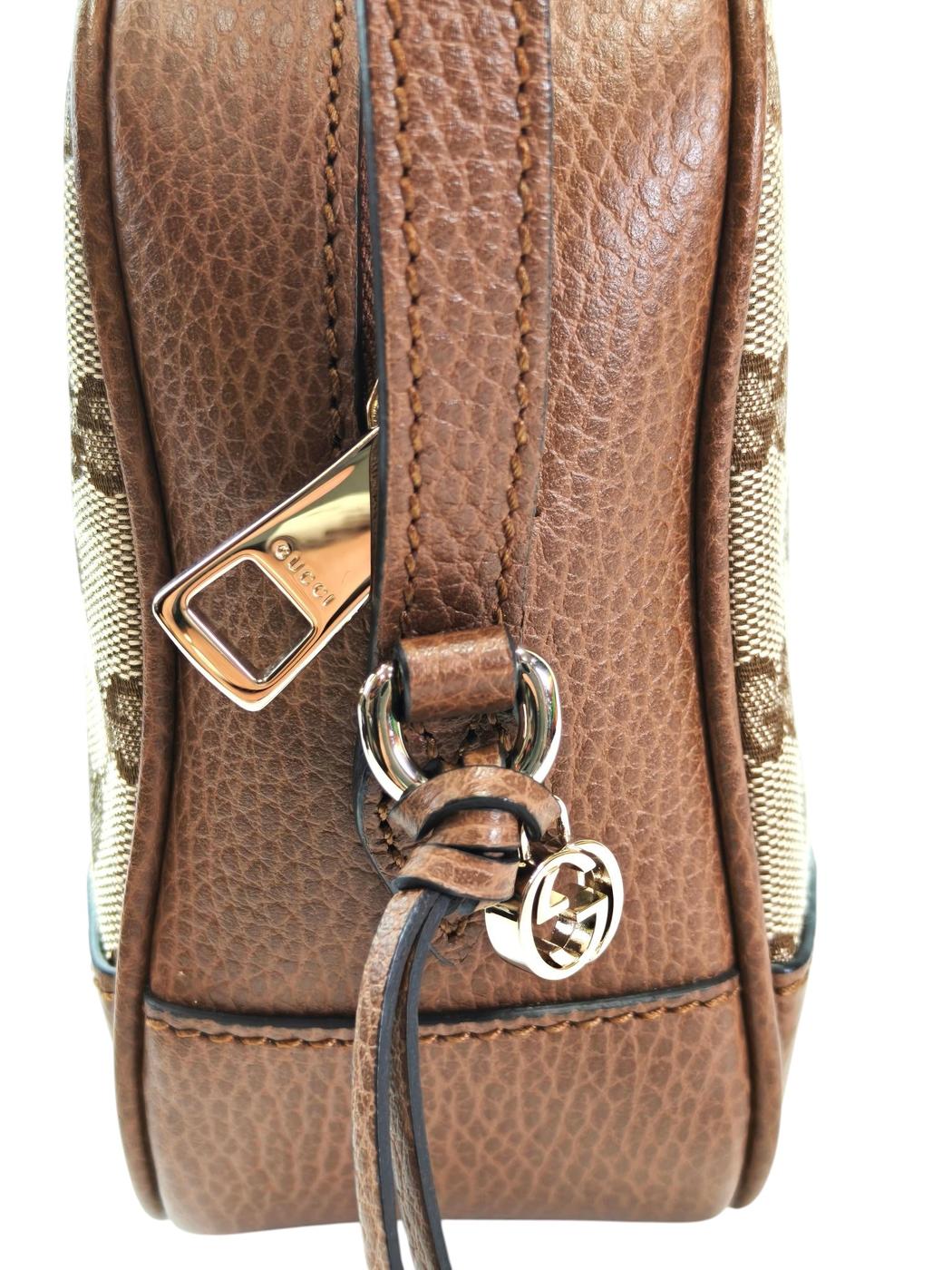 Gucci グッチ ブリー GGキャンバス ショルダーバッグ ブラウン 管理番号：11732