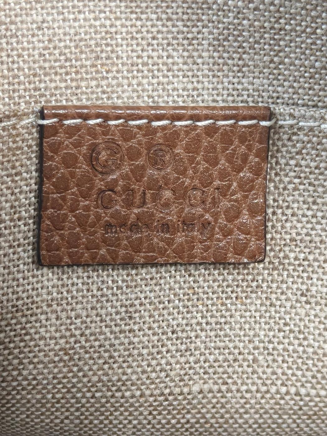 Gucci グッチ ブリー GGキャンバス ショルダーバッグ ブラウン 管理番号：11732