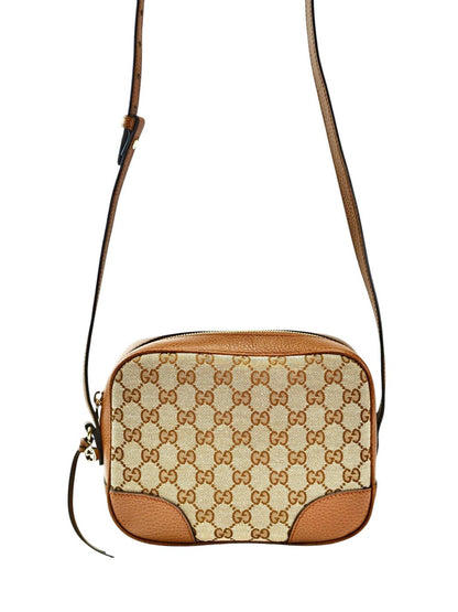 Gucci グッチ ブリー GGキャンバス ショルダーバッグ ブラウン 管理番号：11732