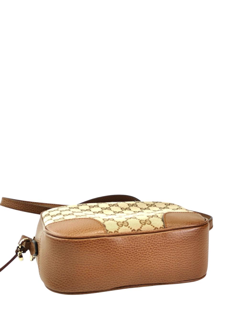 Gucci グッチ ブリー GGキャンバス ショルダーバッグ ブラウン 管理番号：11732