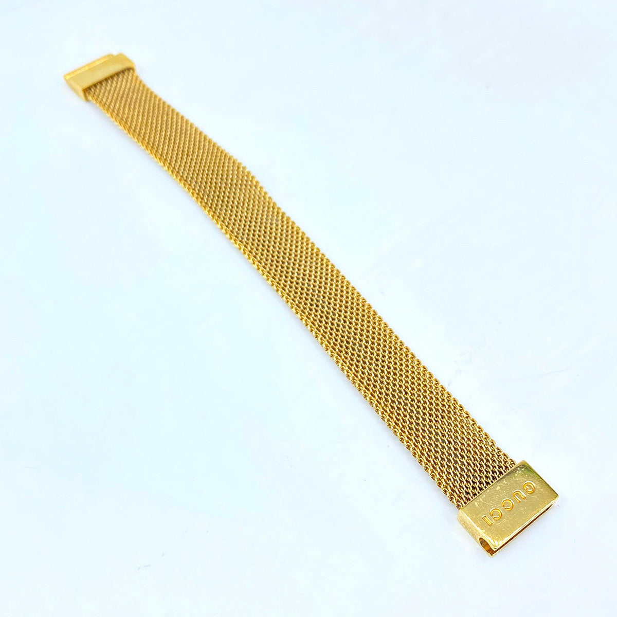 GUCCI グッチ ブレスレット バングル ゴールド メッシュ ユニセックス 管理番号：7483