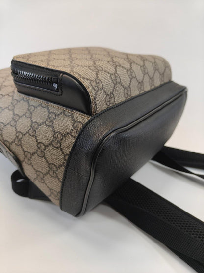 GUCCI GG Supreme 小号双肩包，米色，429020，控制编号：9811