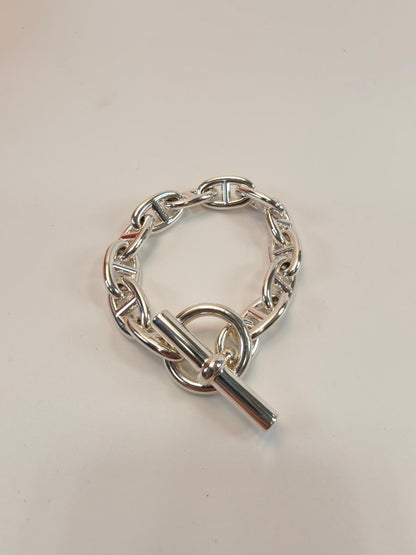 HERMES エルメス シェーヌダンクル MM 19コマ ブレスレット SV925 シルバー 管理番号：10057