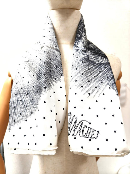 HERMES Carré 90“Plumets et Panaches”羽毛和羽毛真丝围巾参考编号：10133