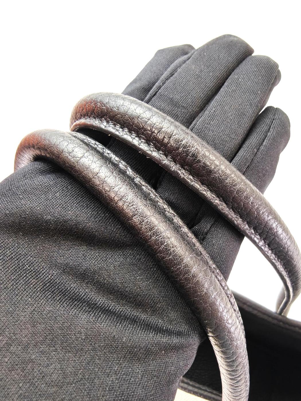 HERMES エルメス ガーデンパーティ PM トワルアッシュ ネゴンダ トートバッグ 黒 管理番号：10248