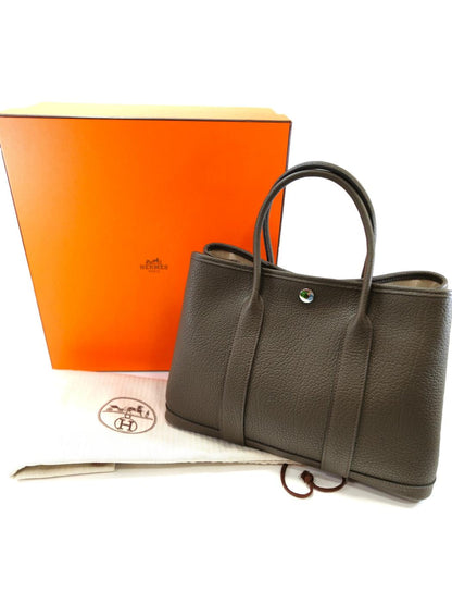 エルメス HERMES トートバッグ ガーデンパーティー TPM ネゴンダ エトゥープ 管理番号：10253