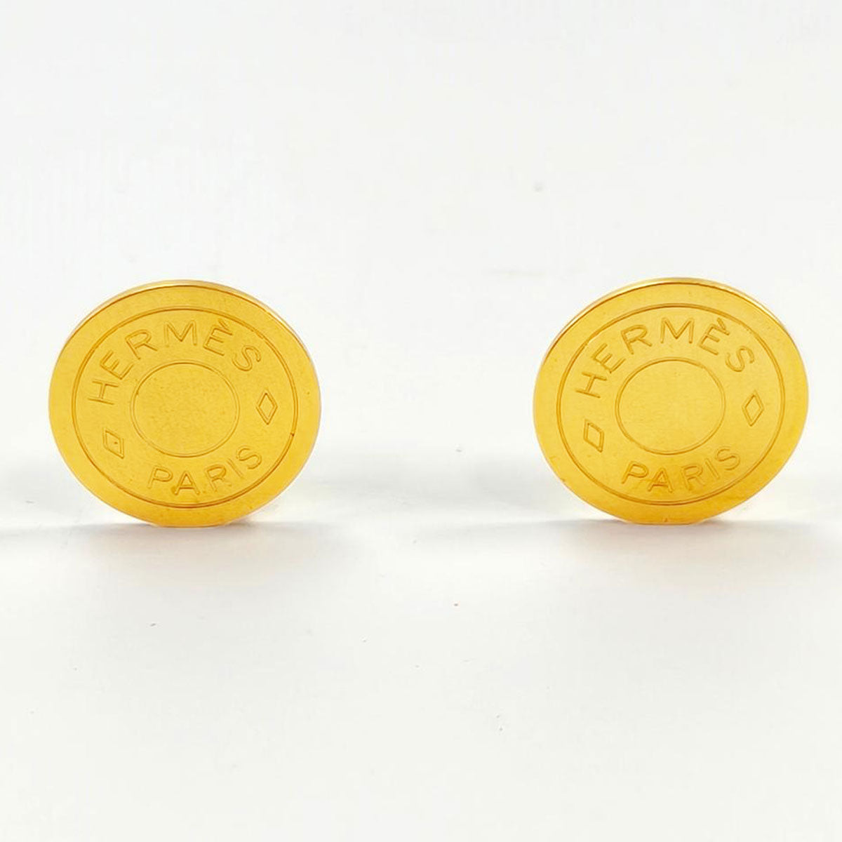 爱马仕 Serie 系列耳环，金色，参考编号：10359
