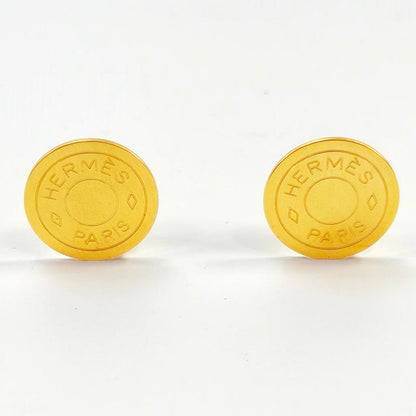爱马仕 Serie 系列耳环，金色，参考编号：10359