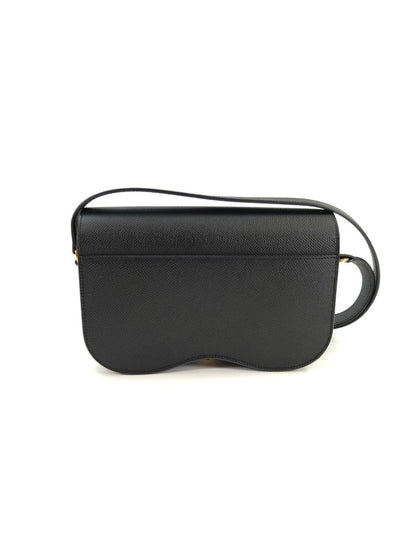 HERMES エルメス デラ カヴァレリア エラン ショルダーバッグ ブラック ゴールド金具 管理番号：10376