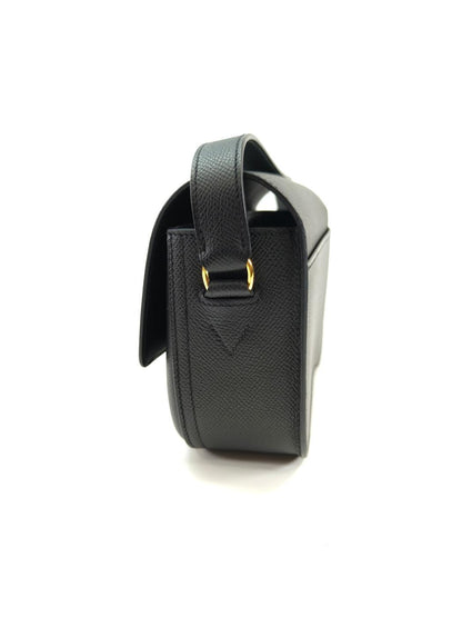 HERMES エルメス デラ カヴァレリア エラン ショルダーバッグ ブラック ゴールド金具 管理番号：10376