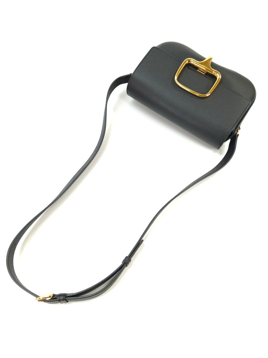 HERMES エルメス デラ カヴァレリア エラン ショルダーバッグ ブラック ゴールド金具 管理番号：10376