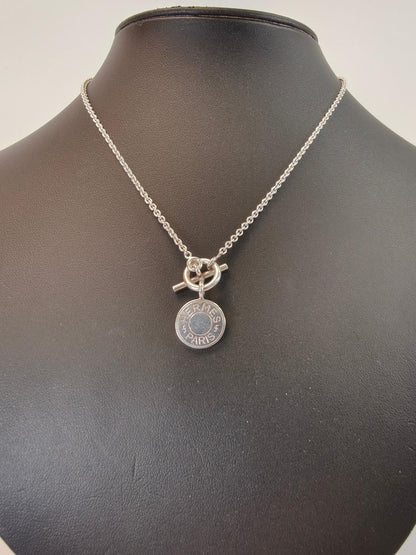 HERMES エルメス アミュレット セリエ ネックレス シルバー 管理番号：10382