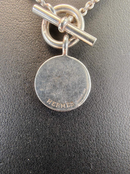HERMES エルメス アミュレット セリエ ネックレス シルバー 管理番号：10382