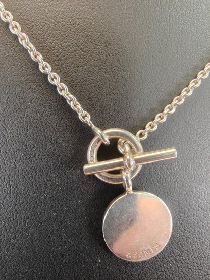 HERMES エルメス アミュレット セリエ ネックレス シルバー 管理番号：10382