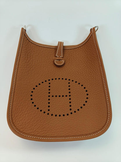 HERMES エルメス エブリン TPM 16 ショルダーバッグ K刻印 ブラウン  管理番号：10394