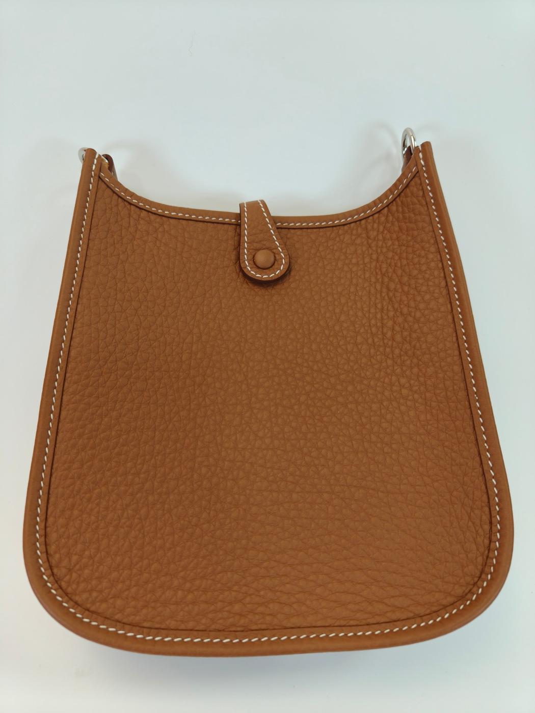 HERMES エルメス エブリン TPM 16 ショルダーバッグ K刻印 ブラウン  管理番号：10394