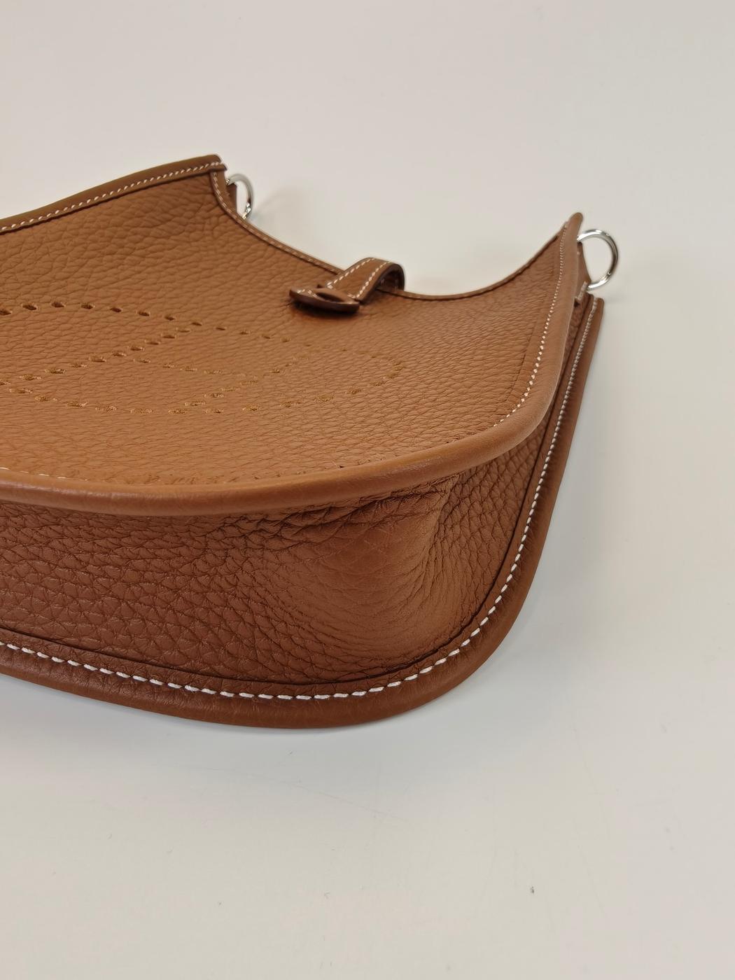 HERMES エルメス エブリン TPM 16 ショルダーバッグ K刻印 ブラウン  管理番号：10394