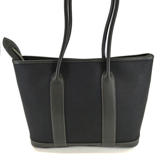 HERMES エルメス ガーデンジップMM トートバッグ M刻印 ブラック 管理番号：10471