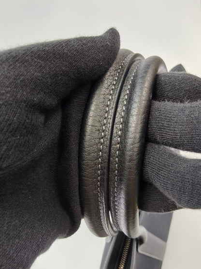 HERMES エルメス ガーデンジップMM トートバッグ M刻印 ブラック 管理番号：10471