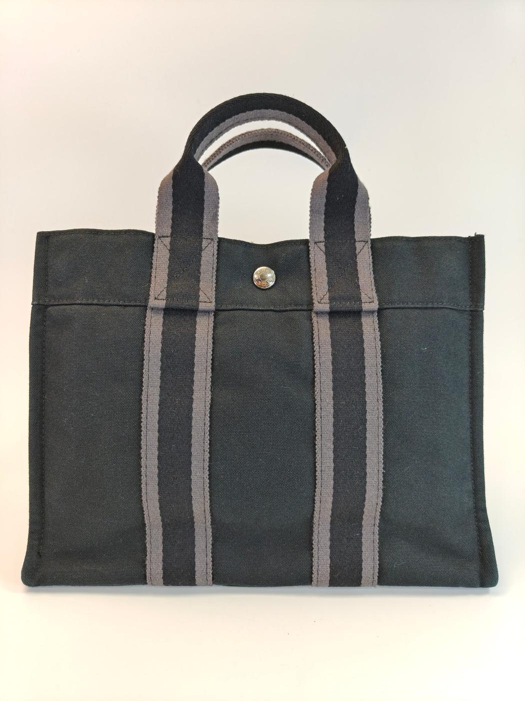 爱马仕 Hermès Foul Tote PM 手提包 黑色 控制编号：10478