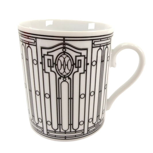 HERMES H Deco Mug White Item Number: 10621