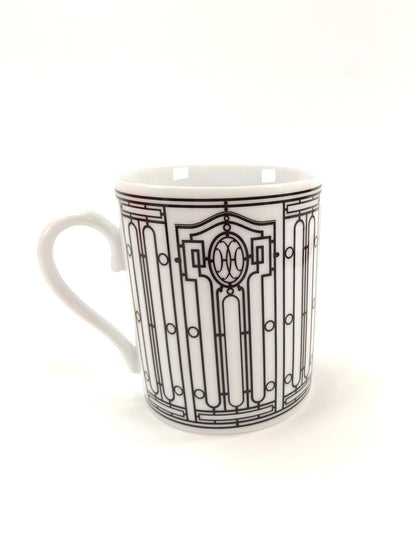 HERMES H Deco Mug White Item Number: 10621