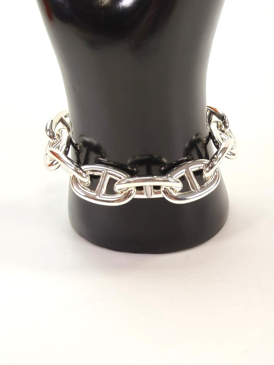 HERMES Chaine d'Ancre TGM 11-link Bracelet Silver Model number: 10623