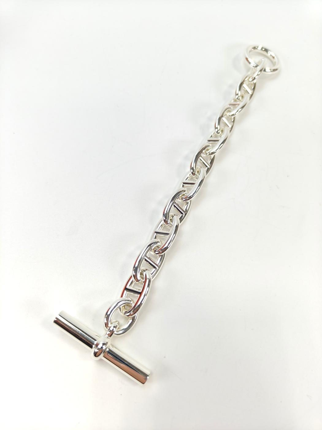 HERMES Chaine d'Ancre TGM 11-link Bracelet Silver Model number: 10623