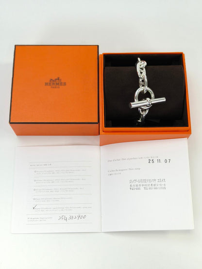 HERMES Chaine d'Ancre TGM 11-link Bracelet Silver Model number: 10623