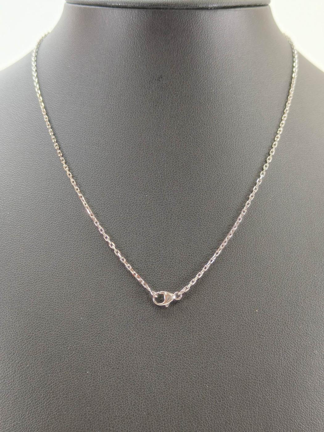 HERMES Mini Pop H Necklace Silver x Pink Product Number: 10695