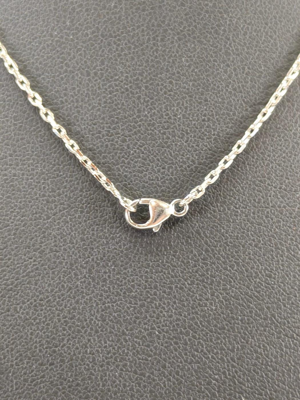 HERMES Mini Pop H Necklace Silver x Pink Product Number: 10695