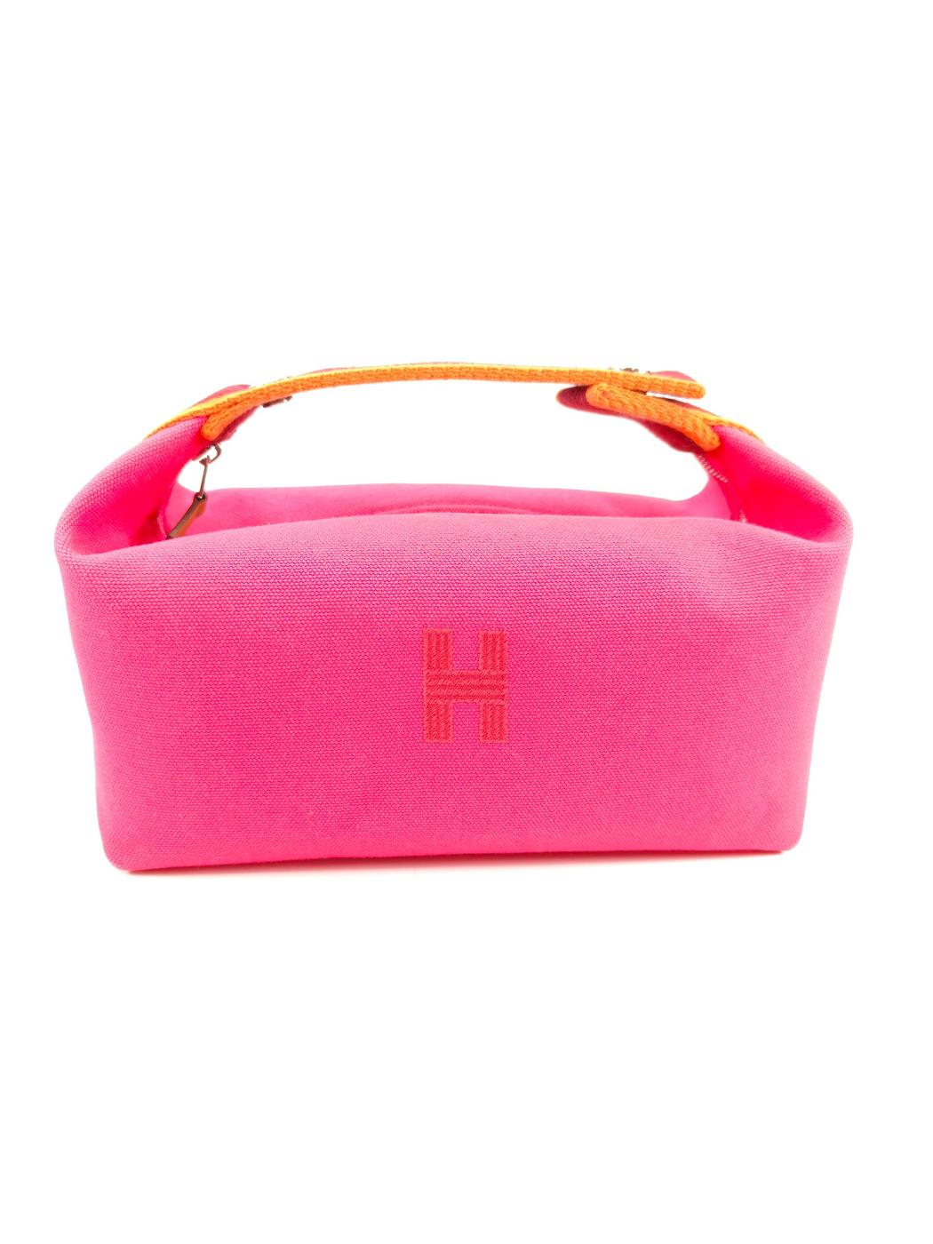 HERMES BRIDE A BRAC PM Tote Bag Pouch Hibiscus Pink Model number: 10830