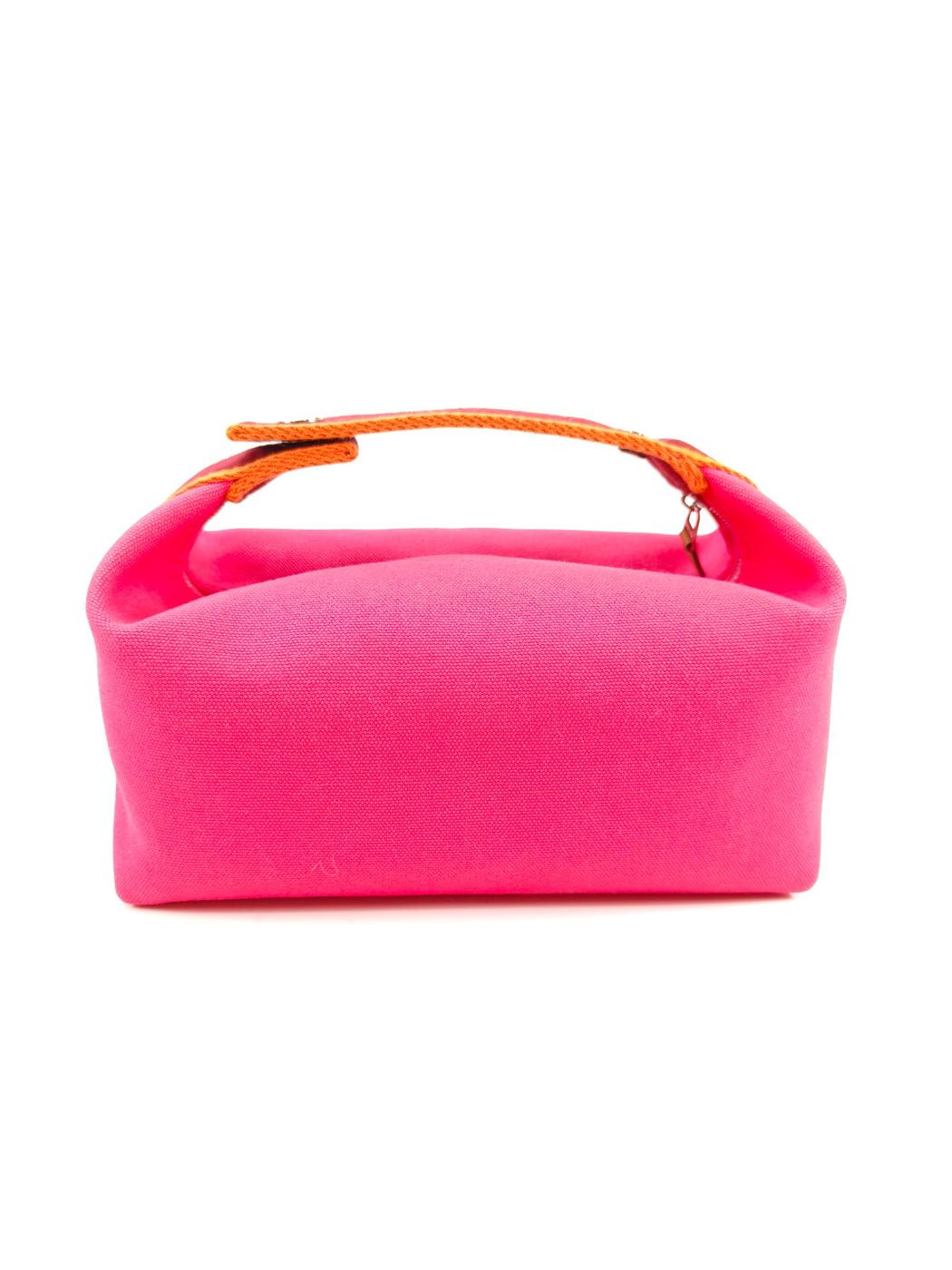HERMES BRIDE A BRAC PM Tote Bag Pouch Hibiscus Pink Model number: 10830