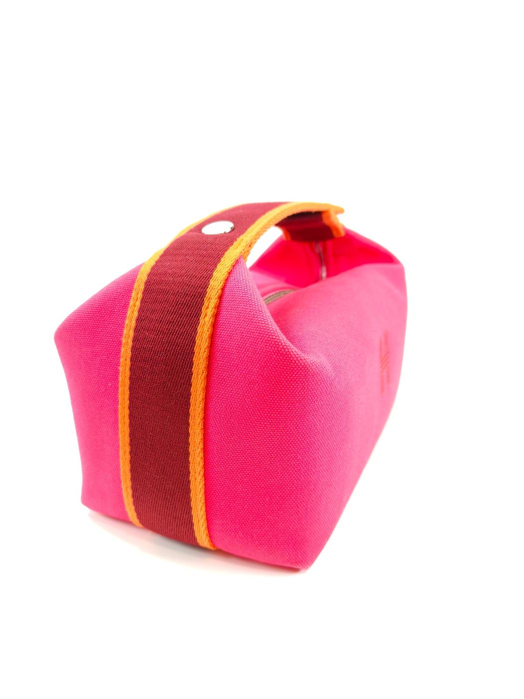 HERMES BRIDE A BRAC PM Tote Bag Pouch Hibiscus Pink Model number: 10830