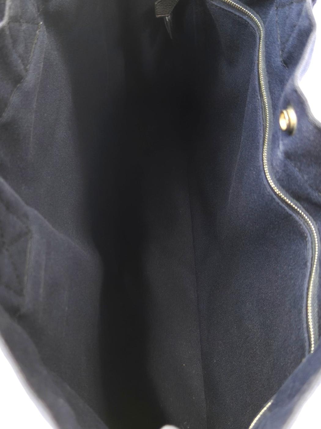 HERMES Fourre Tout Tote MM Tote Bag Navy Ref. 10833