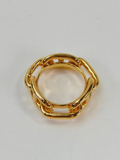 Hermes Chaine d'Ancre Scarf Ring Regate Gold Product Number: 10899