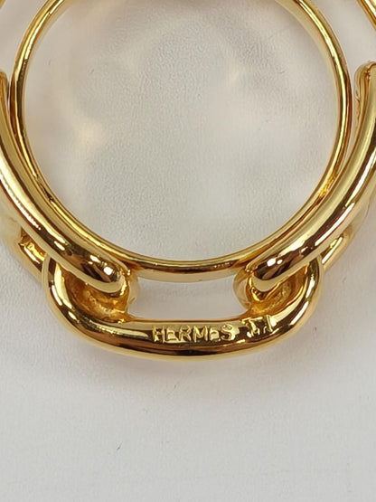 Hermes Chaine d'Ancre Scarf Ring Regate Gold Product Number: 10899