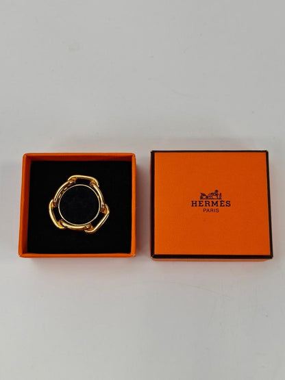 Hermes Chaine d'Ancre Scarf Ring Regate Gold Product Number: 10899