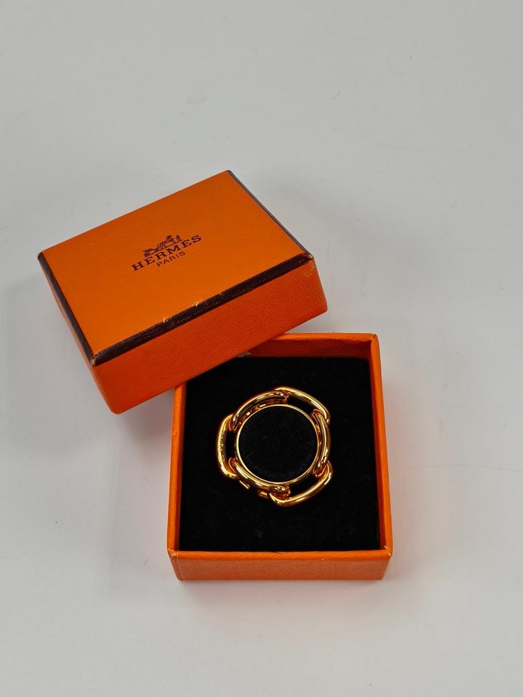 HERMES Chaine d'Ancre Scarf Ring Gold Product number: 10901