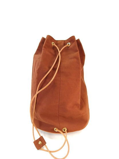 HERMES 爱马仕 Poloction Mimil 水桶包 棕色 货号：10939