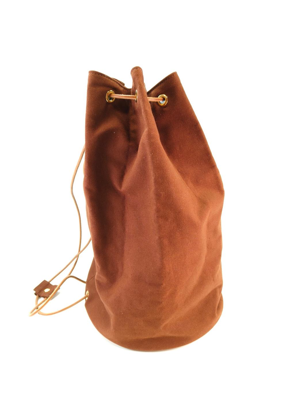 HERMES 爱马仕 Poloction Mimil 水桶包 棕色 货号：10939